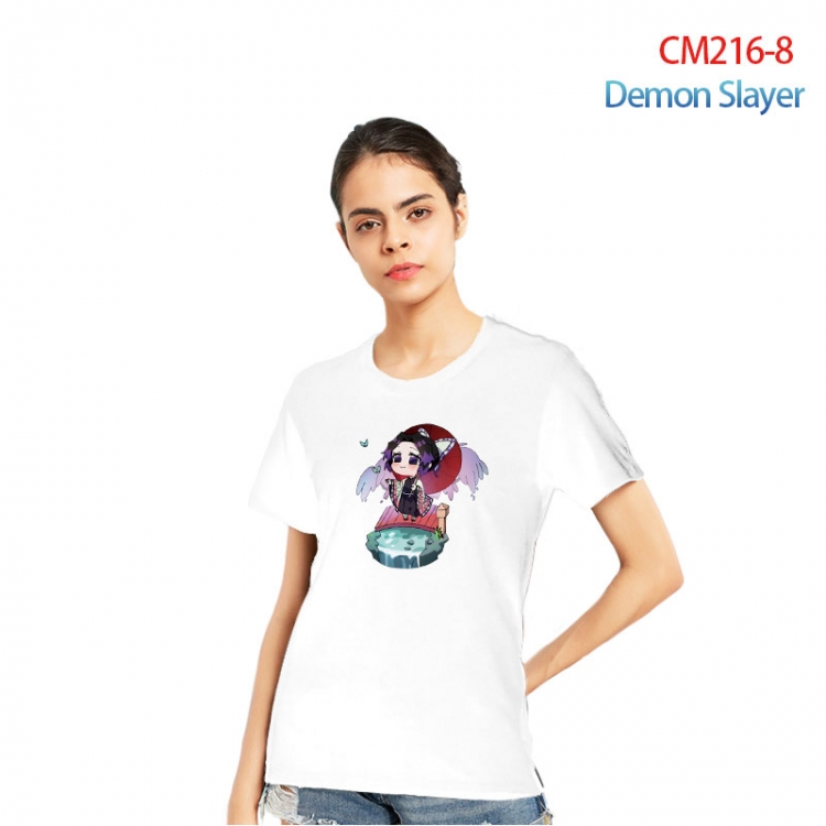 Demon Slayer Kimets Printed short-sleeved cotton T-shirt from S to 3XL   CM216-8