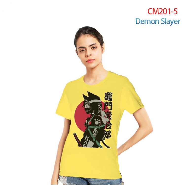 Demon Slayer Kimets Printed short-sleeved cotton T-shirt from S to 3XL  CM201-5