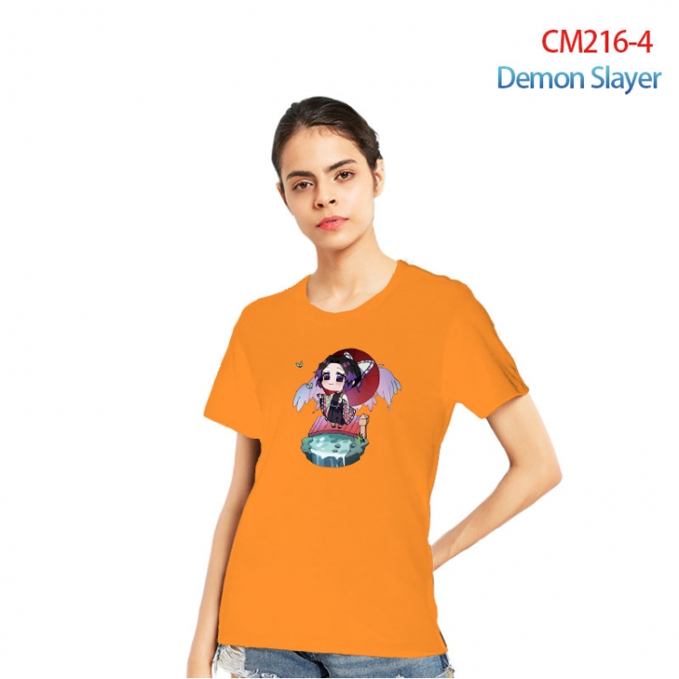 Demon Slayer Kimets Printed short-sleeved cotton T-shirt from S to 3XL  CM216-4