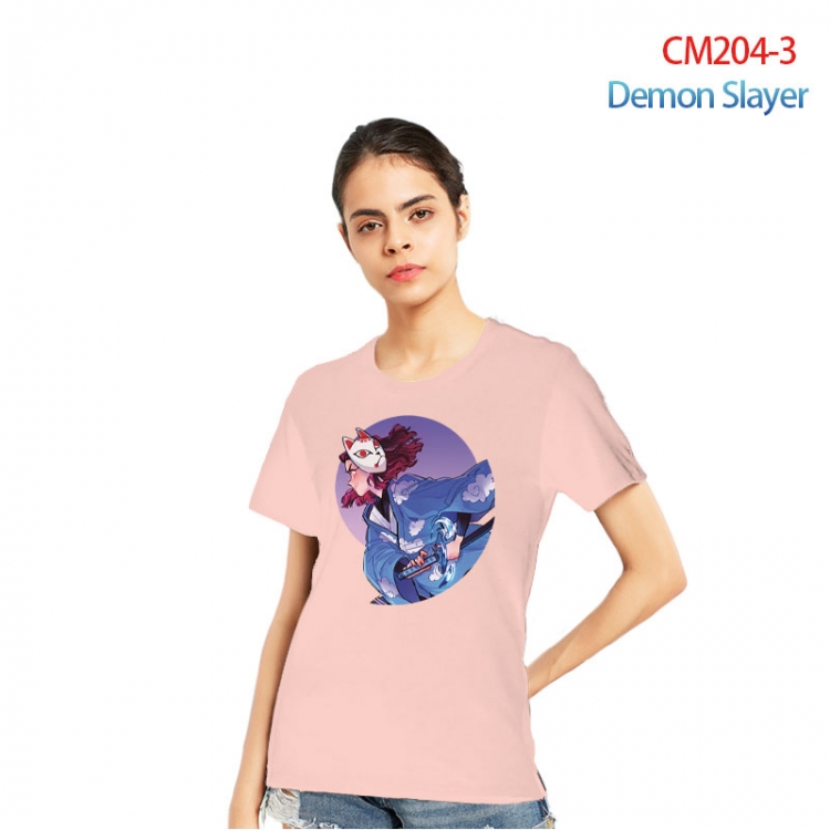 Demon Slayer Kimets Printed short-sleeved cotton T-shirt from S to 3XL  CM204-3