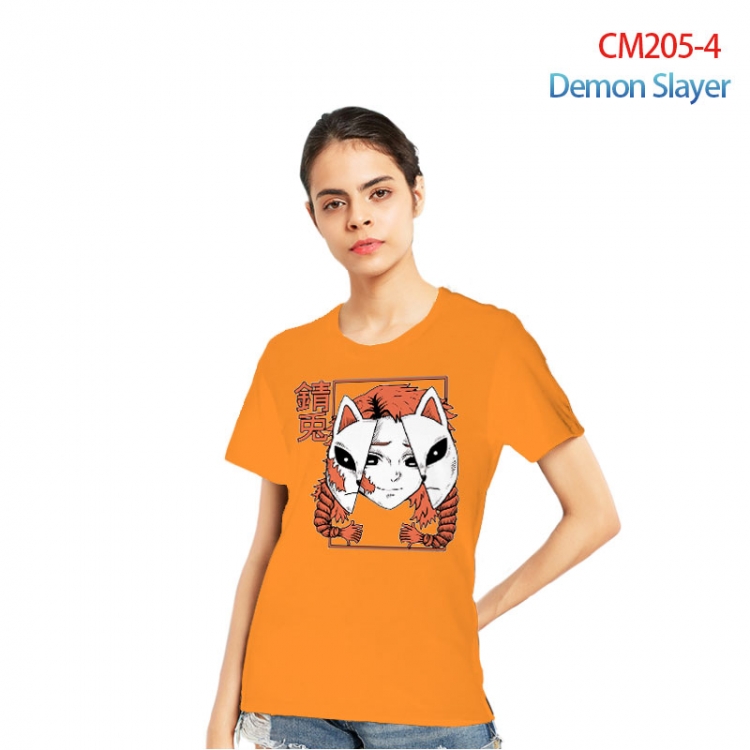 Demon Slayer Kimets Printed short-sleeved cotton T-shirt from S to 3XL  CM205-4