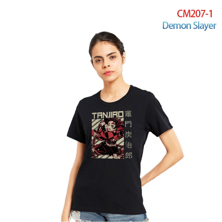 Demon Slayer Kimets Printed short-sleeved cotton T-shirt from S to 3XL  CM207-1