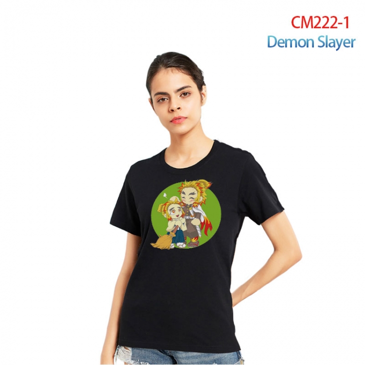 Demon Slayer Kimets Printed short-sleeved cotton T-shirt from S to 3XL  CM222-1