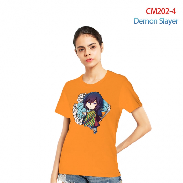 Demon Slayer Kimets Printed short-sleeved cotton T-shirt from S to 3XL  CM202-4