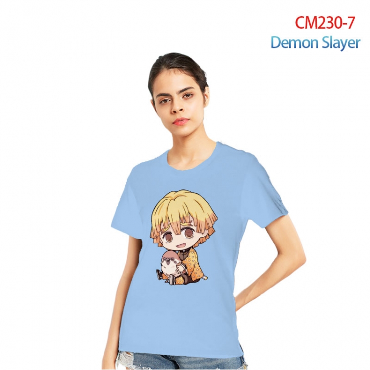 Demon Slayer Kimets Printed short-sleeved cotton T-shirt from S to 3XL  CM230-7