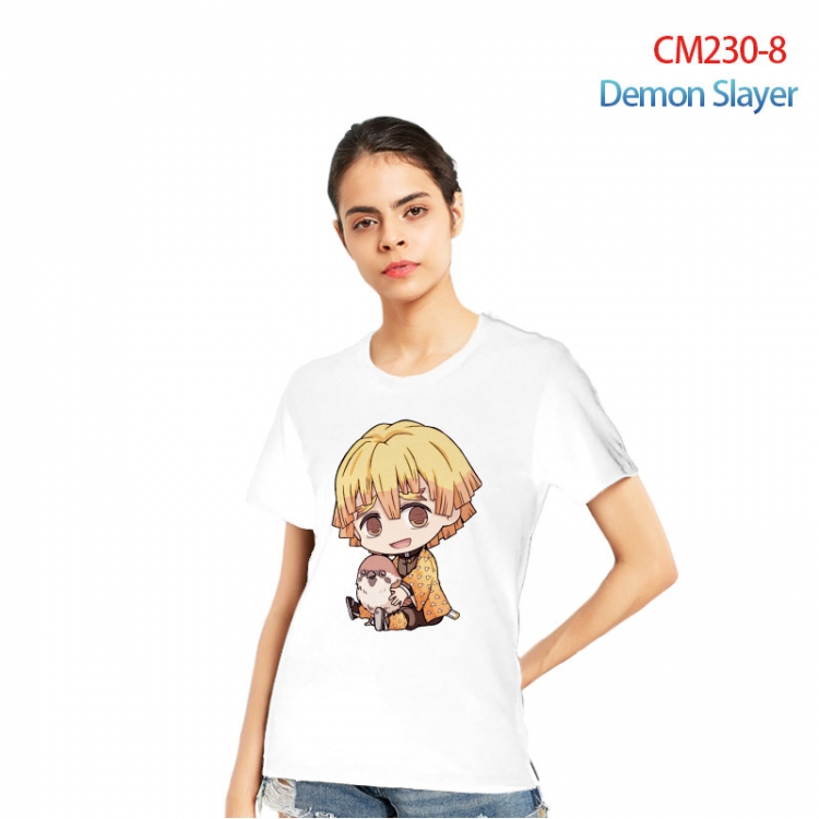 Demon Slayer Kimets Printed short-sleeved cotton T-shirt from S to 3XL  CM230-8