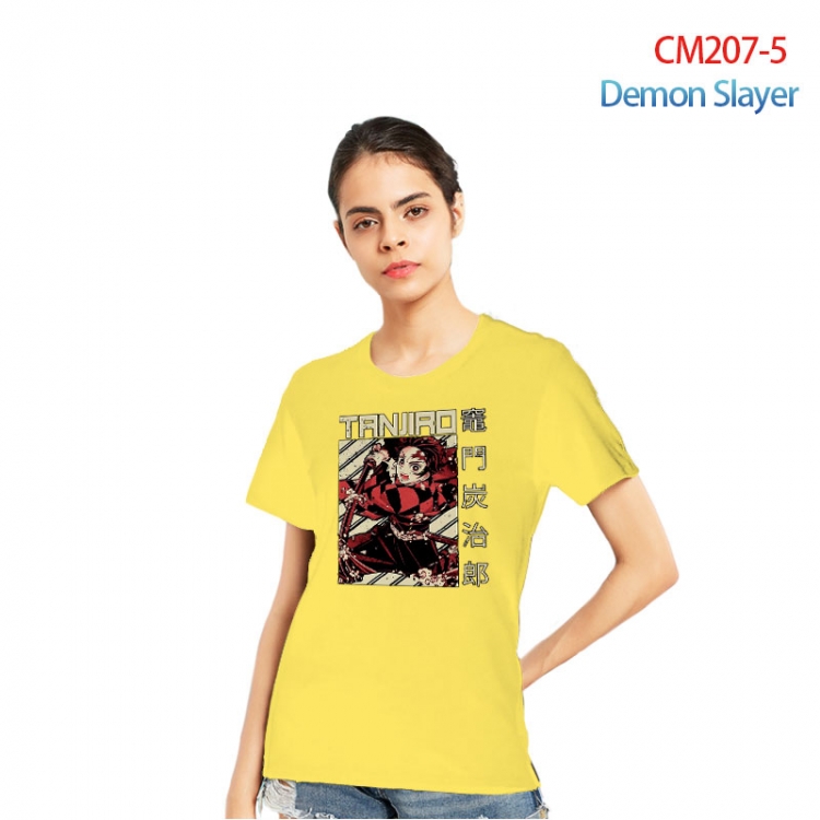 Demon Slayer Kimets Printed short-sleeved cotton T-shirt from S to 3XL  CM207-5