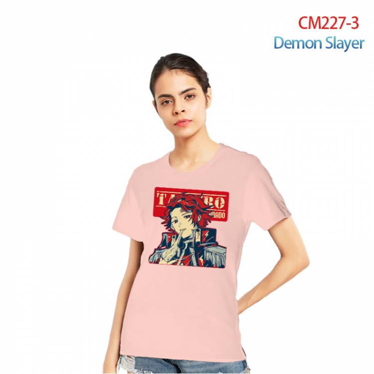 Demon Slayer Kimets Printed short-sleeved cotton T-shirt from S to 3XL  CM227-3