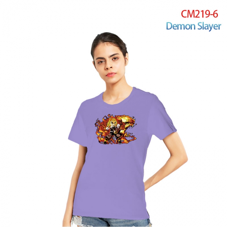 Demon Slayer Kimets Printed short-sleeved cotton T-shirt from S to 3XL  CM219-6