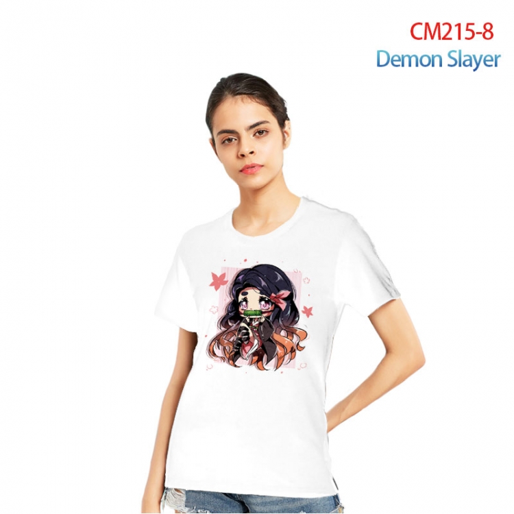 Demon Slayer Kimets Printed short-sleeved cotton T-shirt from S to 3XL  CM215-8