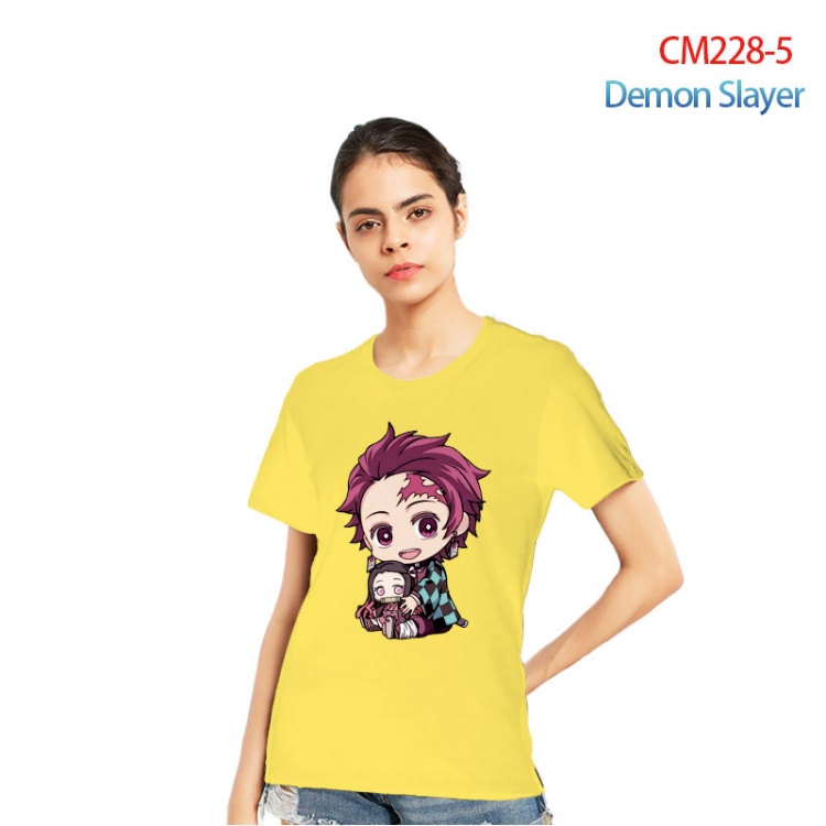 Demon Slayer Kimets Printed short-sleeved cotton T-shirt from S to 3XL  CM228-5