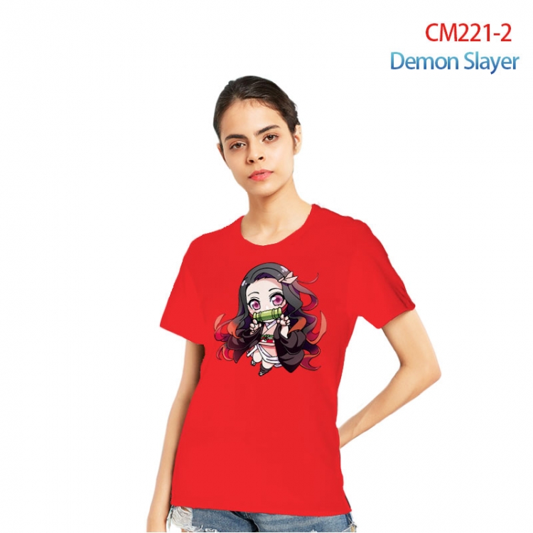 Demon Slayer Kimets Printed short-sleeved cotton T-shirt from S to 3XL  CM221-2