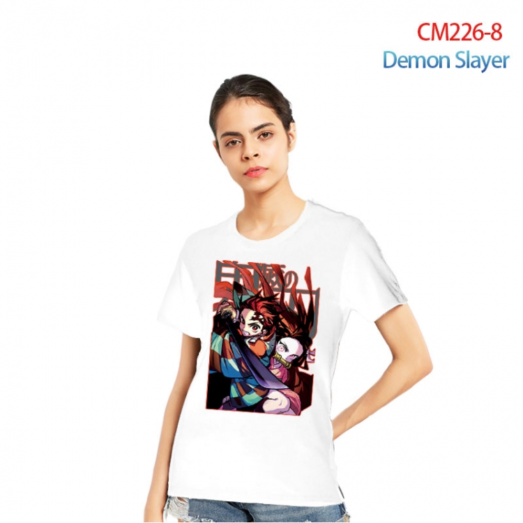 Demon Slayer Kimets Printed short-sleeved cotton T-shirt from S to 3XL  CM226-8