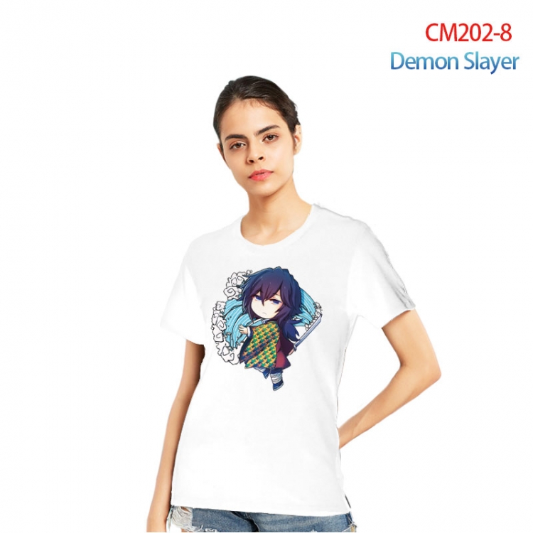 Demon Slayer Kimets Printed short-sleeved cotton T-shirt from S to 3XL   CM202-8