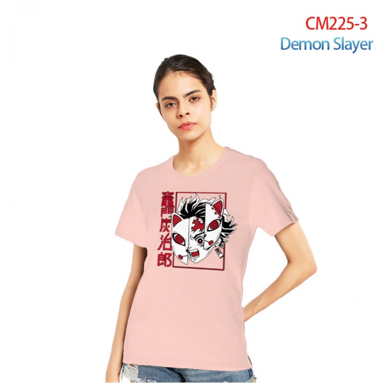 Demon Slayer Kimets Printed short-sleeved cotton T-shirt from S to 3XL  CM225-3