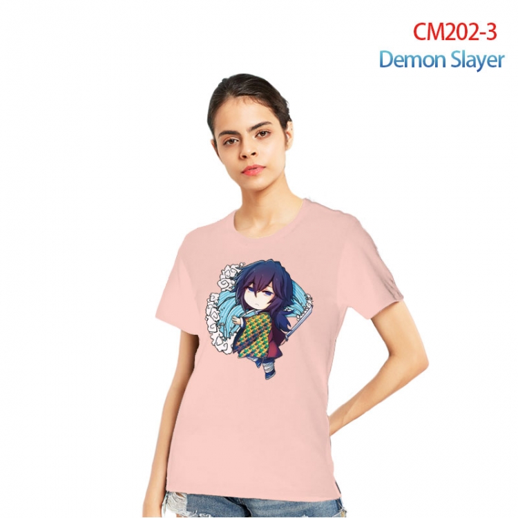 Demon Slayer Kimets Printed short-sleeved cotton T-shirt from S to 3XL CM202-3