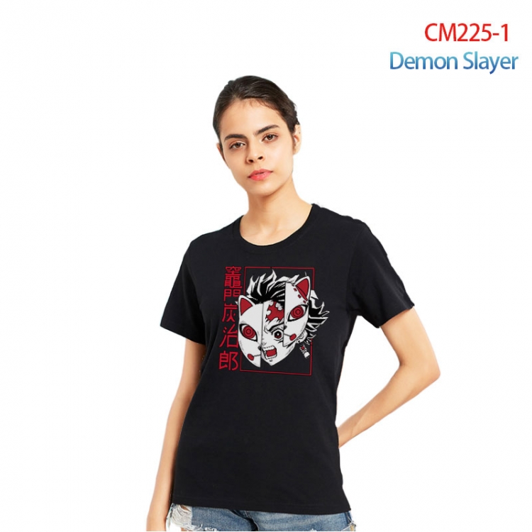 Demon Slayer Kimets Printed short-sleeved cotton T-shirt from S to 3XL CM225-1