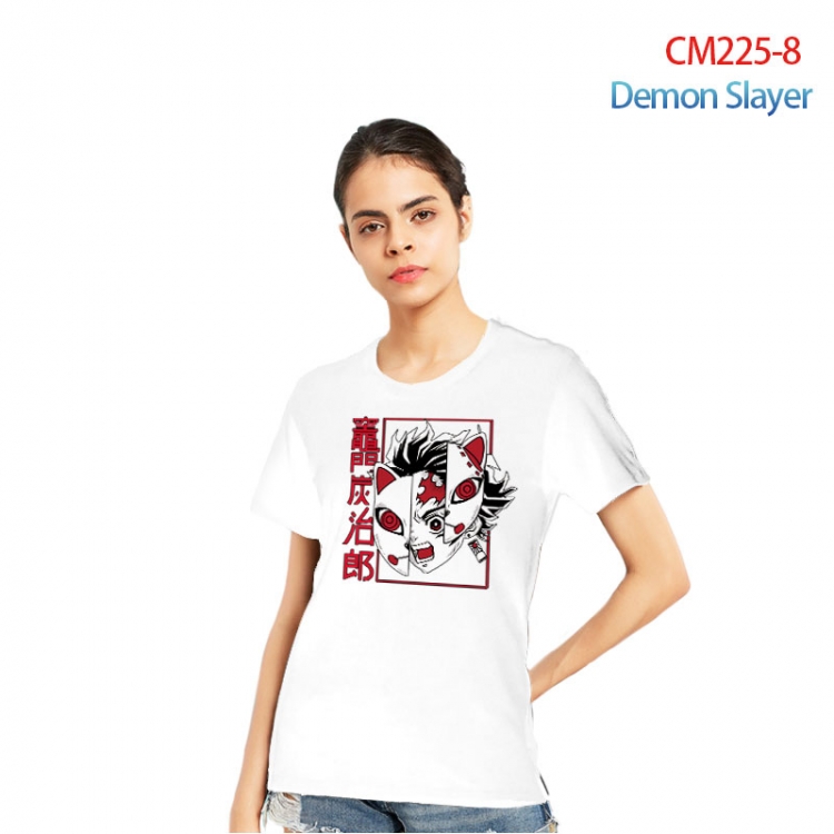 Demon Slayer Kimets Printed short-sleeved cotton T-shirt from S to 3XL CM225-8