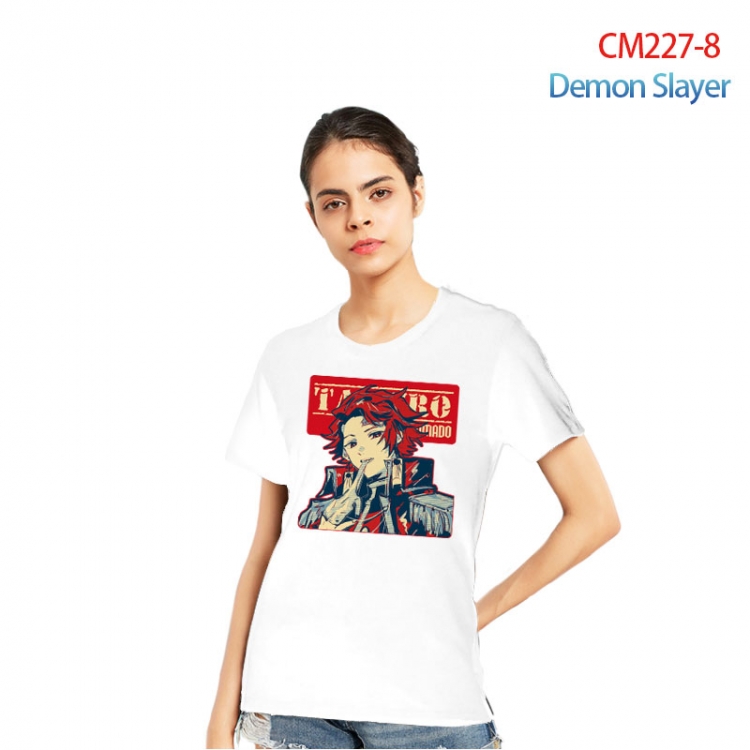 Demon Slayer Kimets Printed short-sleeved cotton T-shirt from S to 3XL CM227-8
