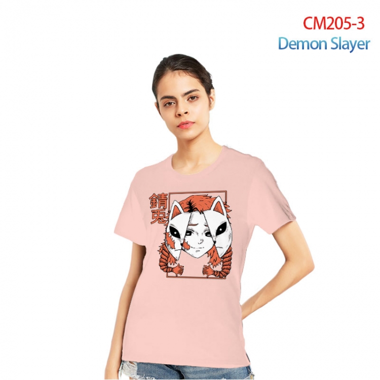 Demon Slayer Kimets Printed short-sleeved cotton T-shirt from S to 3XL CM205-3