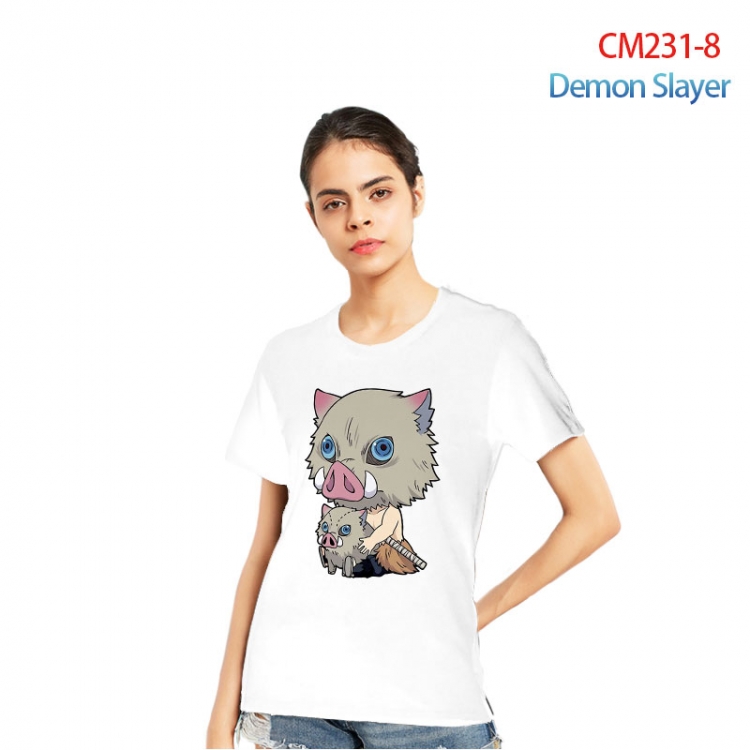 Demon Slayer Kimets Printed short-sleeved cotton T-shirt from S to 3XL CM231-8