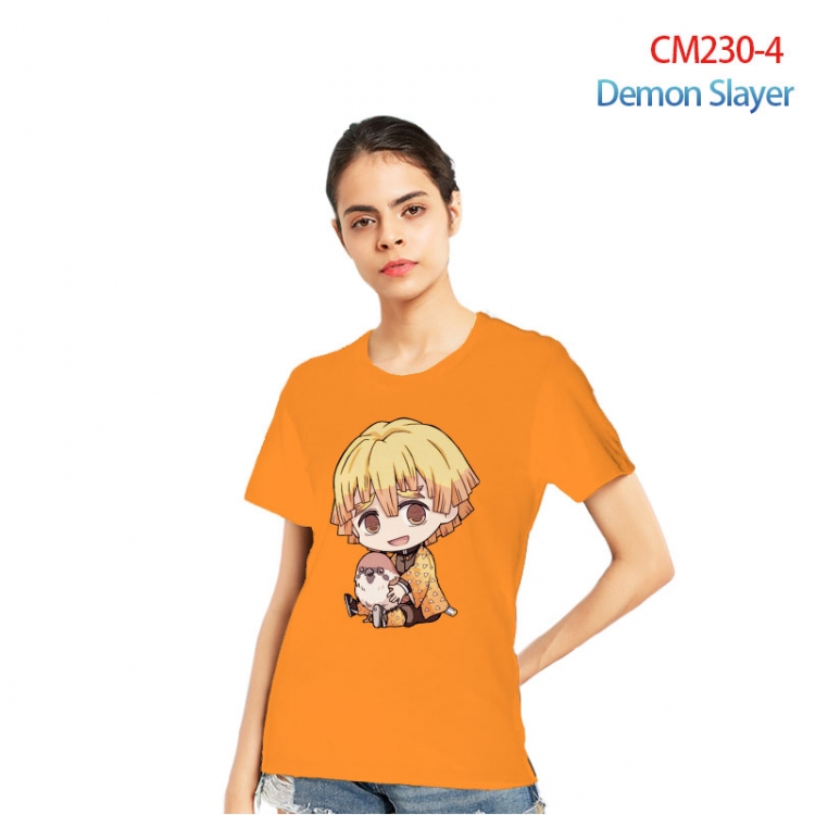 Demon Slayer Kimets Printed short-sleeved cotton T-shirt from S to 3XL CM230-4