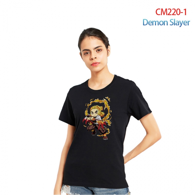 Demon Slayer Kimets Printed short-sleeved cotton T-shirt from S to 3XL  CM220-1