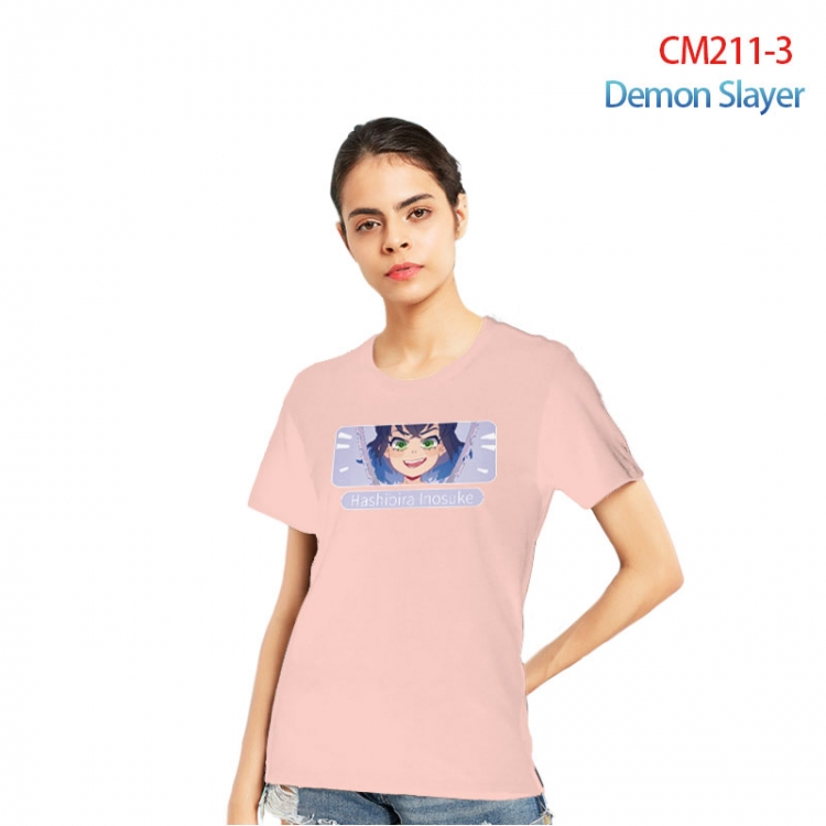 Demon Slayer Kimets Printed short-sleeved cotton T-shirt from S to 3XL  CM211-3