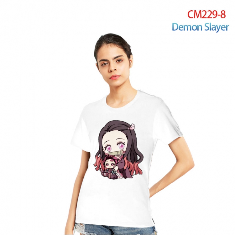 Demon Slayer Kimets Printed short-sleeved cotton T-shirt from S to 3XL  CM229-8