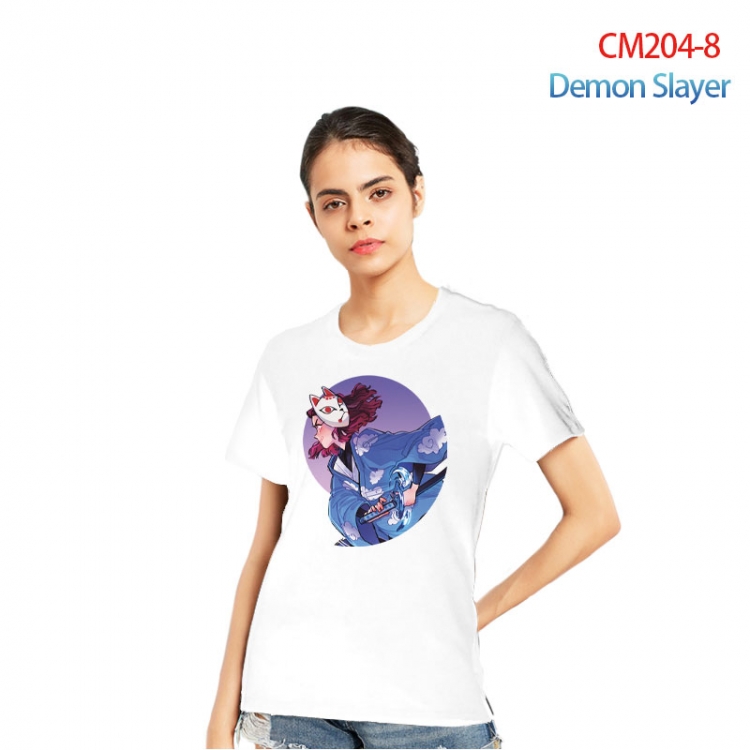 Demon Slayer Kimets Printed short-sleeved cotton T-shirt from S to 3XL CM204-8