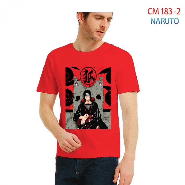 Naruto Printed short-sleeved cotton T-shirt from S to 3XL  CM183 2