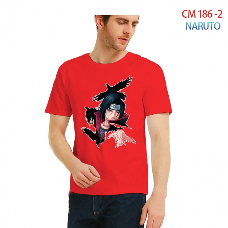 Naruto Printed short-sleeved cotton T-shirt from S to 3XL   CM186 2
