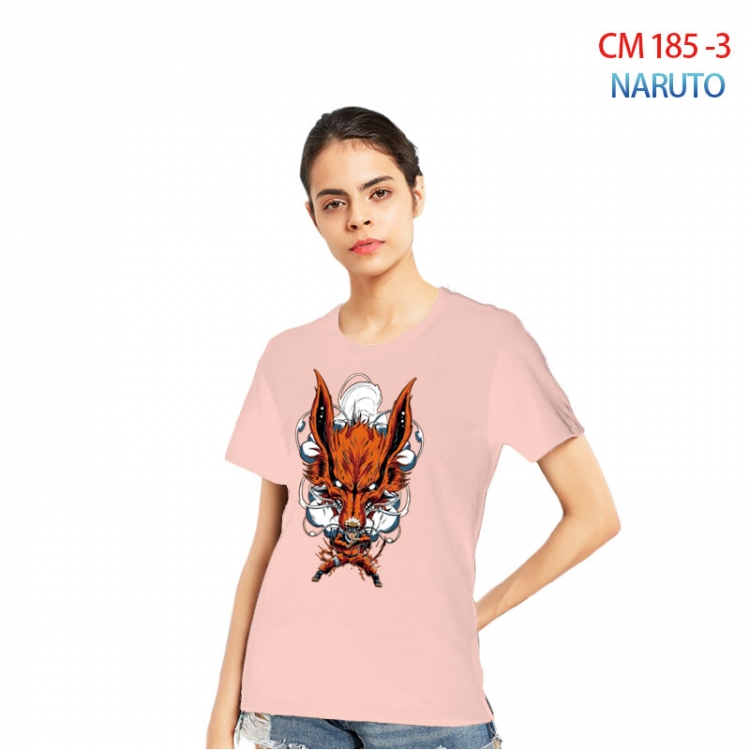 Naruto Printed short-sleeved cotton T-shirt from S to 3XL CM185 3