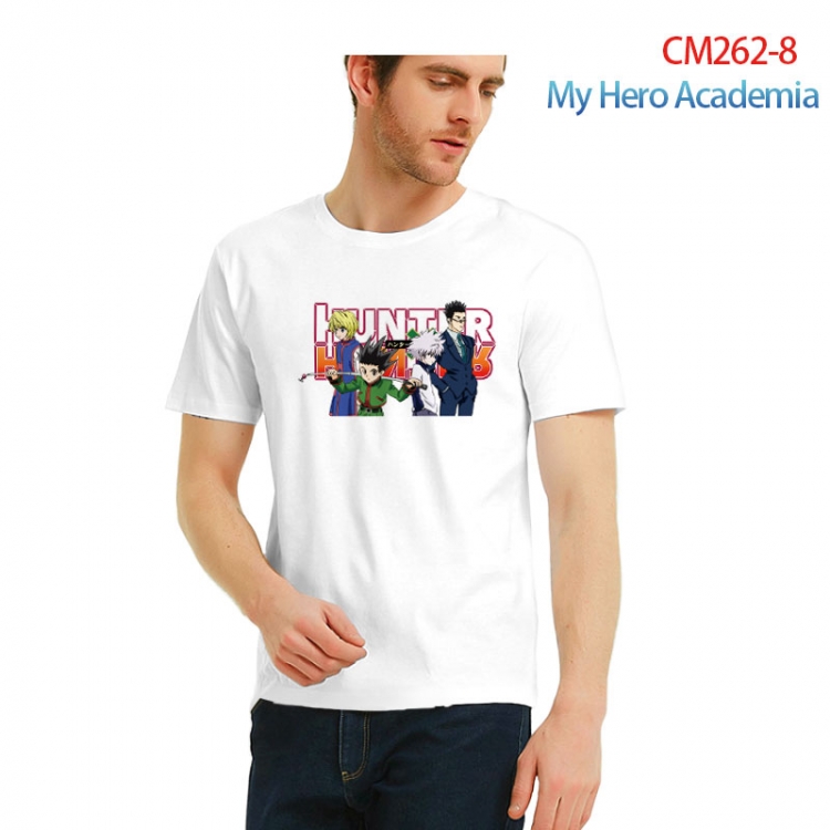HunterXHunter Printed short-sleeved cotton T-shirt from S to 3XL   CM262-8