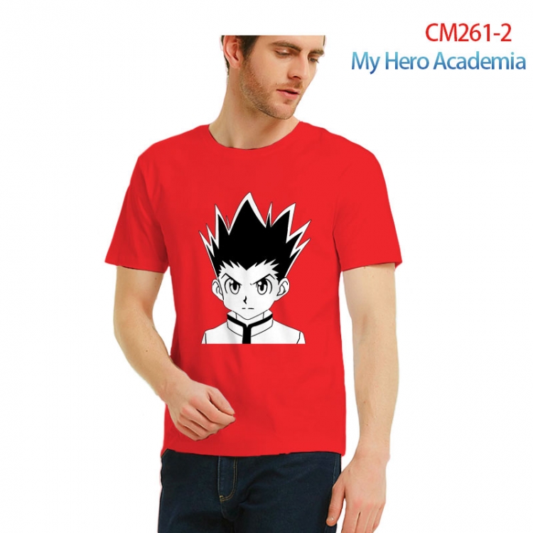 HunterXHunter Printed short-sleeved cotton T-shirt from S to 3XL  CM261-2