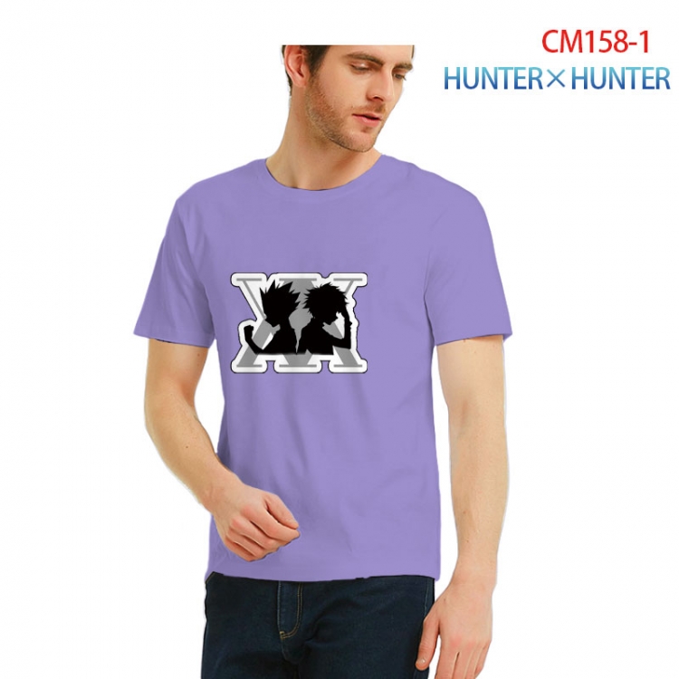 HunterXHunter Printed short-sleeved cotton T-shirt from S to 3XL   CM158-1 (5)