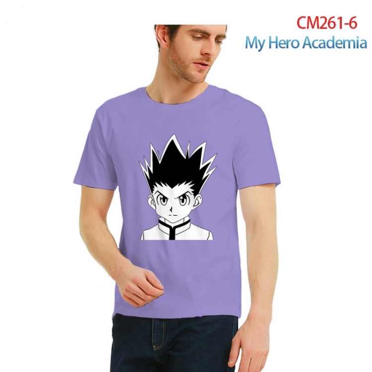 HunterXHunter Printed short-sleeved cotton T-shirt from S to 3XL  CM261-6
