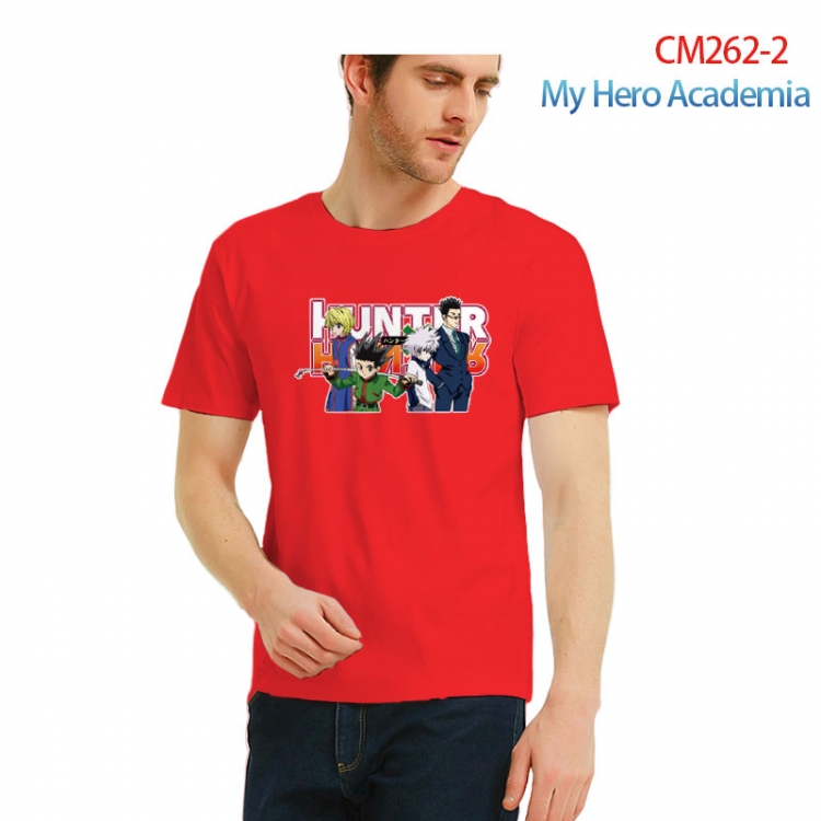 HunterXHunter Printed short-sleeved cotton T-shirt from S to 3XL  CM262-2