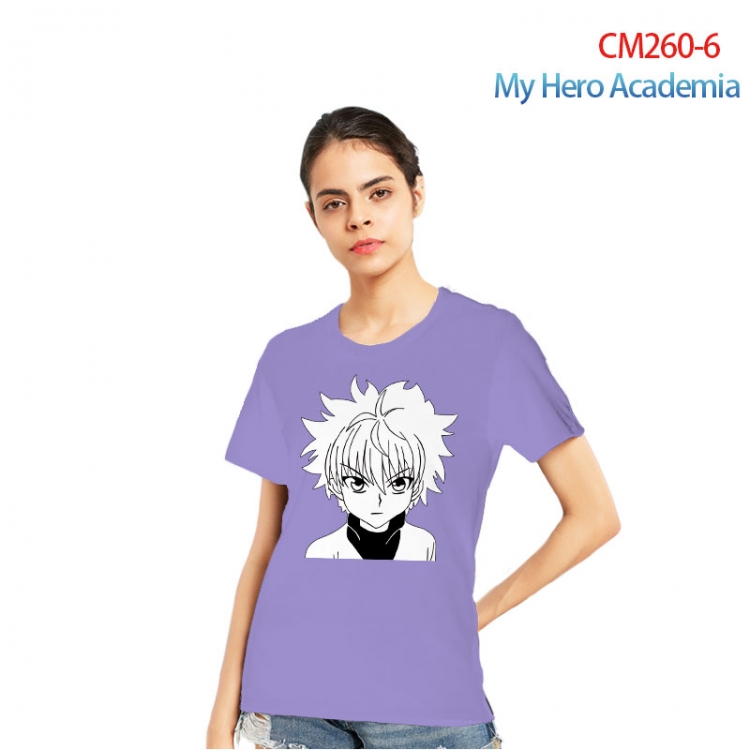 HunterXHunter Women's Printed short-sleeved cotton T-shirt from S to 3XL   CM260-6