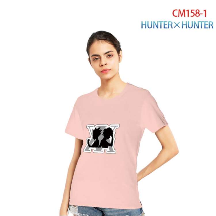 HunterXHunter Women's Printed short-sleeved cotton T-shirt from S to 3XL   CM158(8)