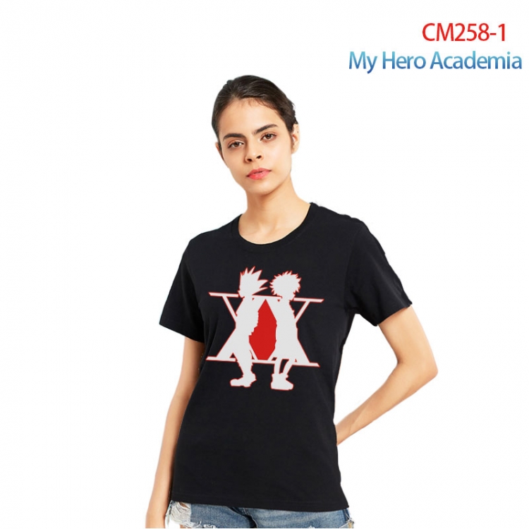 HunterXHunter Women's Printed short-sleeved cotton T-shirt from S to 3XL  CM258-1