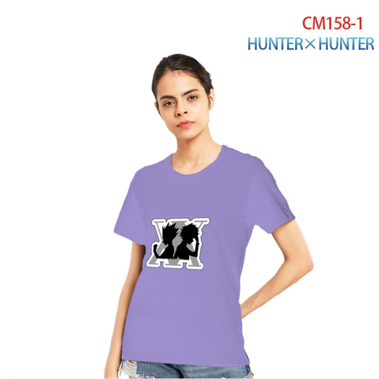 HunterXHunter Women's Printed short-sleeved cotton T-shirt from S to 3XL  CM158(13)