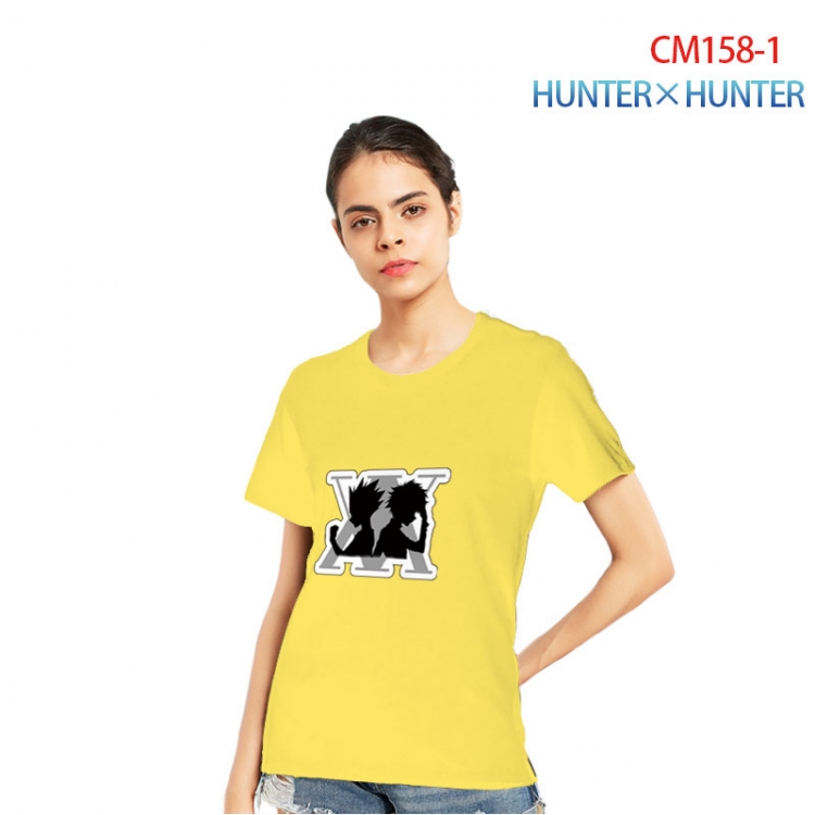 HunterXHunter Women's Printed short-sleeved cotton T-shirt from S to 3XL  CM158(11)