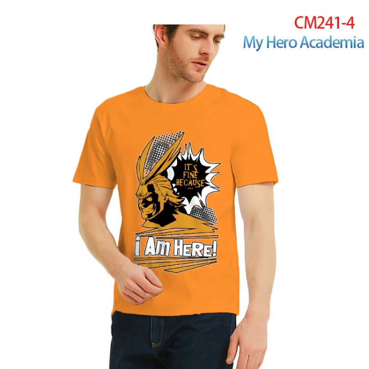 My Hero Academia male Printed short-sleeved cotton T-shirt from S to 3XL CM241-4