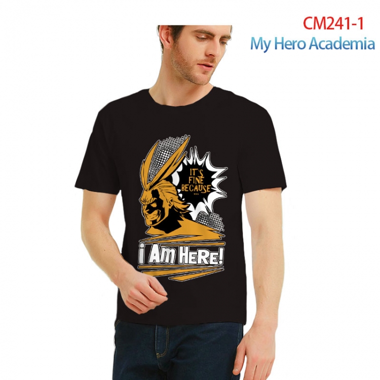 My Hero Academia male Printed short-sleeved cotton T-shirt from S to 3XL CM241-1