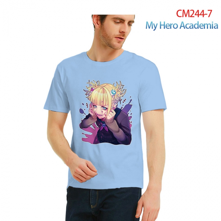 My Hero Academia male Printed short-sleeved cotton T-shirt from S to 3XL CM244-7