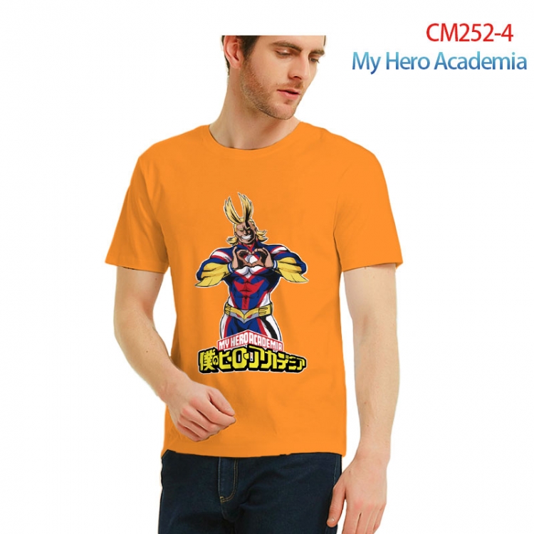 male Printed short-sleeved cotton T-shirt from S to 3XL  CM252-4