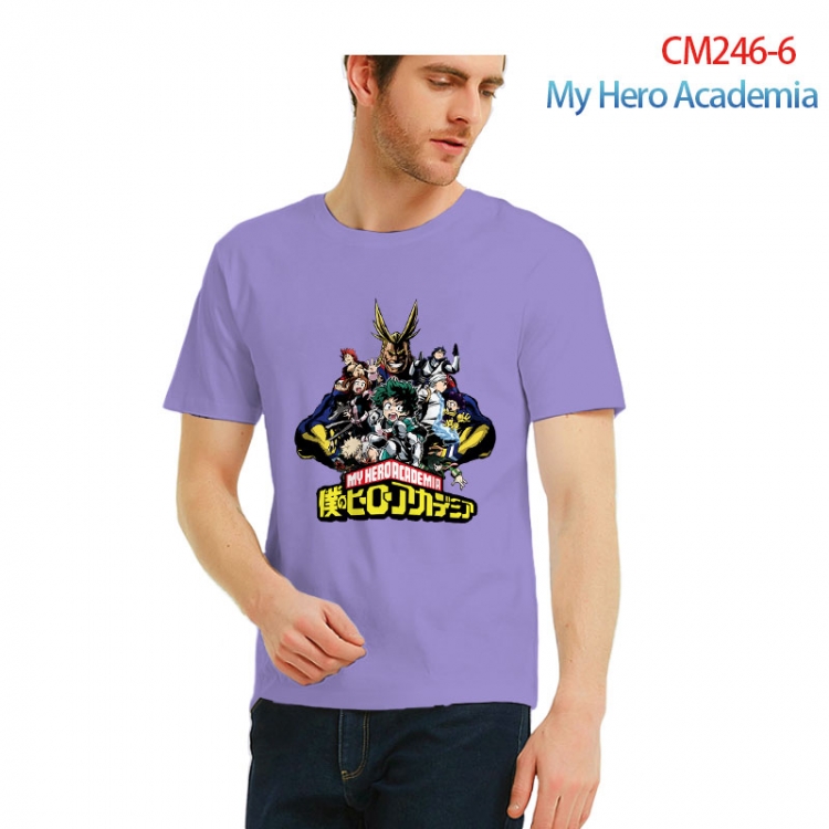 male Printed short-sleeved cotton T-shirt from S to 3XL   CM246-6