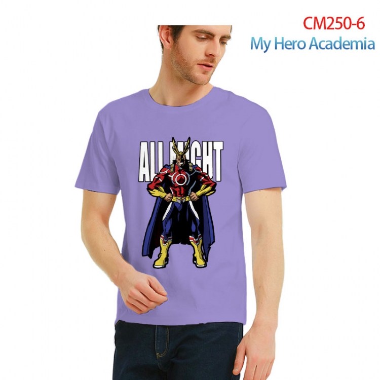 male Printed short-sleeved cotton T-shirt from S to 3XL  CM250-6