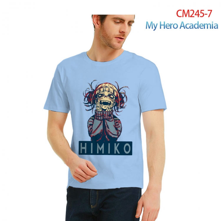 male Printed short-sleeved cotton T-shirt from S to 3XL  CM245-7